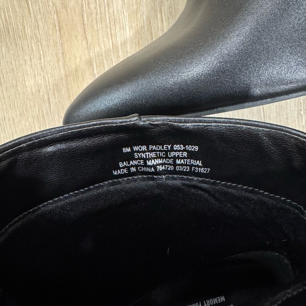 Worthington Black Heeled Ankle Boots - Picture 4 of 5